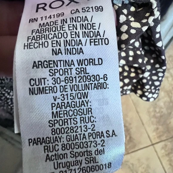 NWOT  MIDI Roxy wrap around dress w/ pockets Sz Large (12) - Picture 10 of 13